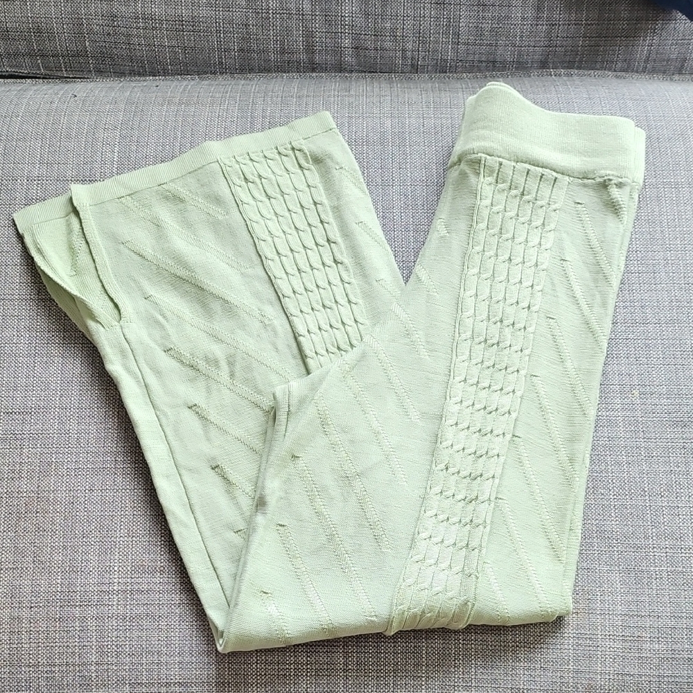 Light Green Knit Pants